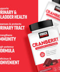 Force Factor Cranberry Soft Chews Cranberry Supplement with D Mannose and Cranberry Extract to Support Bladder and Urinary Tract Health for Women Vegan Sweet Cranberry Flavor 60 Soft Chews