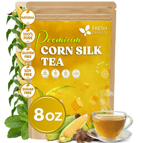 FreshDrinkUS, Premium 120 Mulberry Leaf Tea Bags, 100% Natural & Pure from Mulberry Leaves. Loose Leaf Herbal Tea. Made with Natural Material Tea Bags. No Sugar, No Caffeine, No Gluten, Vegan.