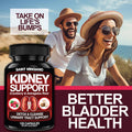 Saint Mingiano Kidney Support Cleanse Detox & Repair 120 Caps - Together With - 15 Day Cleanse | Colon Detox With Natural Laxative