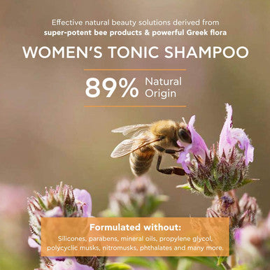 APIVITA Womens Tonic Shampoo 8.45 fl.oz. Hippophae Vitamin A E Natural Womens Shampoo that Promotes Hair Growth and Strengthens Hair to Prevent Hair Loss Shampoo