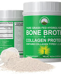 Peak Performance Hydrolyzed Bone Broth And Collagen Unflavored Protein Peptides Powder Contains All Collagen Types: 1, 2, And 3