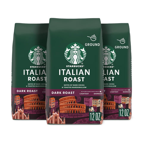 Starbucks Ground Coffee, Dark Roast Hot or Iced Coffee, French Roast, 28 oz
