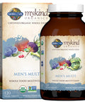 Garden of Life Multivitamin for Men mykind Organic Men's Whole Food Vitamin Supplement Vegan 120 Tablets