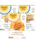 Simple Mills Almond Flour Crackers Family Size Fine Ground Sea Salt Gluten Vegan Healthy Snacks 7 Ounce (Pack of 1)