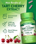 Nature's Truth Tart Cherry Extract Capsules Non-Gmo & Gluten Supplement 90 Count