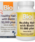 Healthy Hair With Biotin 60 Veg Caps - 10Mg