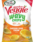 Sensible Portions Garden Veggie Wavy Chips Sea Salt Snack Size 1 Oz (Pack of 24)