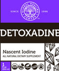 Global Healing Supercharged C60 and Detoxadine Bundle, Micro-Activated Carbon and Nascent Iodine Liquid Supplement Drops