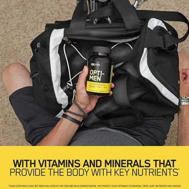 Optimum Nutrition (On) Opti-Men Vitamin C Zinc And Vitamin D E B12 For Immune Support Mens Daily Multivitamin Supplement - 150 Count