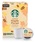 Starbucks K-Cup Coffee Pods, Caramel Naturally Flavored Coffee For Keurig Brewers, 100% Arabica, 1 Box (22 Pods)