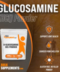 BulkSupplements Glucosamine Powder - Dietary Supplement for Joint Health, Glucosamine Supplement - - 1000mg , 1000 Servings (1 Kilogram - 2.2 lbs)