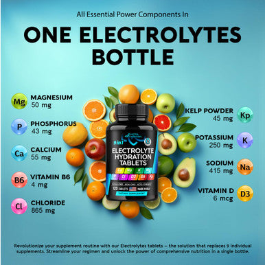 NUTRAHARMONY Organic Vitamin D3 Drops & Electrolyte Tablets