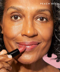LAURA GELLER NEW YORK Italian Marble Sheer Hydrating Lightweight Lipstick With Vitamin E & Castor Seed Oil, Peach Bellini