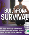Bronson Brain + Mood Probiotic 50 Billion Cfu Plus Prebiotic With L-Theanine, Bacopa And Rhodiola Non-Gmo, 60 Vegetarian Capsules