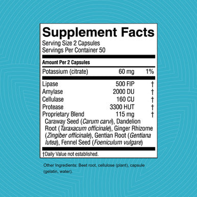 Nature'S Sunshine Hi Lipase Dietary Supplement, 100 Capsules | Powerful Enzyme Supplement That Allows The Digestive System To Dig