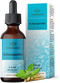 Herbamama Ashwagandha Liquid Drops - Vegan Ashwagandha Root Extract For Calm & Mood Support - Non-Gmo Alcohol & Sugar- Calming Supplement For Adults 28-Day Supply