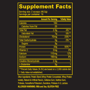 Cellucor Whey Sport Protein Powder Vanilla | Post Workout Recovery Drink with Whey Protein Isolate, Creatine & Glutamine | 18 Servings