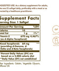 Solgar Vitamin E 670 Mg (1000 Iu) 100 Mixed Softgels