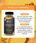 Karamd Turmeric Ccm | Natural Joint Support Supplement | Boswellia & 95% Pure Turmeric Curcuminoids | Help With Joint & Muscle Soreness | Non-Gmo, Gluten Free & Vegan Friendly (30 Servings)