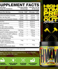 Axe & Sledge Hwmf High Stim Pre-Workout Powder 400Mg Caffeine Pre-Workout For Men & Women With Citrulline Beta Alanine & Alpha Gpc - Energy Pump & Focus 20/40 Servings Sour Citrus Punch