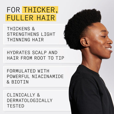 Nioxin System 1 Scalp + Hair Thickening Shampoo | For Natural Hair with Light Thinning | Hair Care Formula with Niacinamide & Biotin