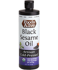 Organic Black Sesame Seed Oil 8 fl oz by Foods Alive
