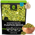 NUT CRAVINGS - Roasted & Unsalted Pumpkin Seeds, Pepitas, No Shell (16oz - 1 LB) Packed Fresh in Resealable Bag - Nut Snack - Food Assortments