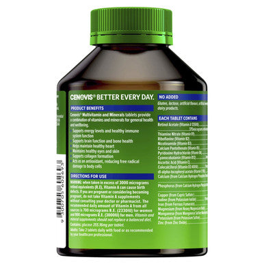 Cenovis Multivitamin And Minerals 200 Tablets