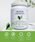 AURA Perfect Blend Plant Based, Keto Supplement Powder (500 gram) UnFlavoured Pea Protein Powder with Organic Pumpkin Seed, Sprouted Brown Rice, Quinoa, Vegan Protein Shake