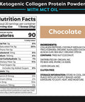 Orgain Keto Collagen Protein Powder with MCT Oil Chocolate Paleo Friendly Grass Fed Hydrolyzed Collagen Peptides Type I and III 0.88 Pound Organic Plant Based Protein Superfoods Powder