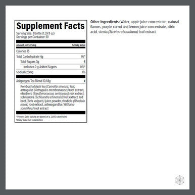 Isagenix Adaptogen Elixir - Liquid Supplement for Health Support - Focus & Sleep Support Supplement - Unique Botanical Blend to Support a Healthy Immune System - 1.59 Oz Bottles (10 Count)