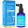 PURA D'OR 4 Oz Hair Thinning Therapy Energizing Scalp Serum Revitalizer - Argan Oil, Biotin, Caffeine, Stem Cell, Catalase & DHT Blockers, All Hair Types, Men & Women