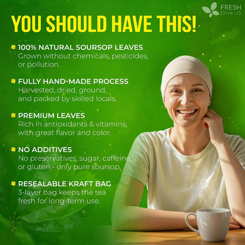 FreshDrinkUS, Premium 50 Mulberry Leaf Tea Bags, 100% Natural & Pure from Mulberry Leaves. Herbal Tea. Made with Natural Material Tea Bags. No Sugar, No Caffeine, No Gluten, Vegan.