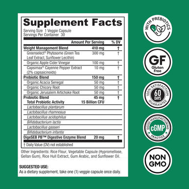 Physician'S Choice - Beat Bloat + Support Weight Management Bundle: Digestive Enzymes + Thin-30 Probiotic