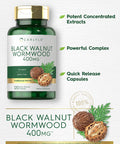 Black Walnut Wormwood | 120 Capsules | Herbal Complex | Non-Gmo, Gluten Free | By Carlyle
