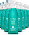 Method Foaming Tub + Tile Cleaner Cleans Mold + Mildew Stains Eucalyptus Mint Scent 28 Fl Oz (Pack of 8)