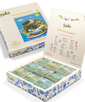 Lazi ka Lazika Herbal Tea Variety Pack Immune Support Tea Assortment Tea Sampler Set Assorted Tea Variety Pack with Pyramid Tea Bags Herbal Teas Tea Set 54 Counts