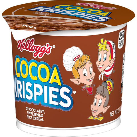 Kellogg's Rice Krispies Cold Breakfast Cereal, 8 Vitamins and Minerals, Rice Krispies Treats, Large Size, Original, 12Oz Box (1 Box)