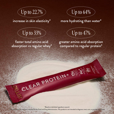 Arrae Clear Protein Natural Protein Supplement Smooth Texture Easy to Mix 14 Servings Clean Formula with Electrolytes