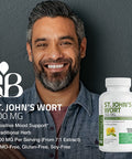 Bronson St. John'S Wort 700 Mg Per Serving Hypericum Perforatum Supports A Positive Mood - Non-Gmo, 180 Vegetarian Capsules