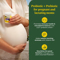 MegaFood Baby & Me 2 Prenatal Probiotic - Vegetarian Pregnancy Prebiotics And Probiotics For Women Digestive Health & Immune Support With Vitamin B6 For Morning Sickness Relief - 30 Capsules