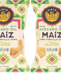 Siete Family Foods Chips Tortilla Corn Sea Salt Maiz Yellow White 7.5 Ounce