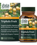 Gaia Herbs Triphala - Supports Digestive Health - Gently Cleanses Your System* - with Amla , Belleric Myrobalan, and Chebulic Myrobalan - 60 Vegan Capsules (30-Day Supply)