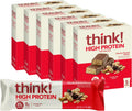 think! Protein Bars, High Protein Snacks, Gluten Free, Kosher Friendly,Variety Pack, Nutrition Bars, 2.1 Oz per Bar, 12 Count (Packaging May Vary)