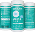 Upnourish Areds 2+ - Advanced Eye Vitamin Supplement For Macular Health And Dry Eye - Lutein, Zeaxanthin, Saffron, Astaxanthin & Dha - Supports Eye Strain, Pressure, Night Vision - 120 Softgels