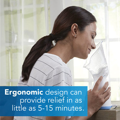 Vicks Personal Sinus Steam Inhaler with Soft Face Mask Face Humidifier with Targeted Steam Relief Aids with Sinus Problems, Congestion and Cough