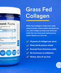 Essential Stacks Collagen Peptides Powder (From Grass Fed American Cattle) - Gluten, Dairy & Soy Free - Unflavored Hydrolyzed Collagen Supplement (10.6 Oz)