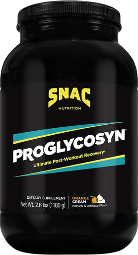Snac Proglycosyn Ultimate Post Workout Recovery Formula, Orange Cream, 2.6 Pounds