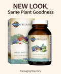 Garden of Life Organics Whole Food Multivitamin For Men 40+ 120 Tablets Vegan Mens Multi For Health & Well-Being Certified Organic Whole Food Vitamins & Minerals For Men Over 40 Mens Vitamins