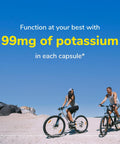 Twinlab Potassium Caps - Electrolyte Supplement For Muscle Heart & Tissue Health - 180 Capsules 99 Mg